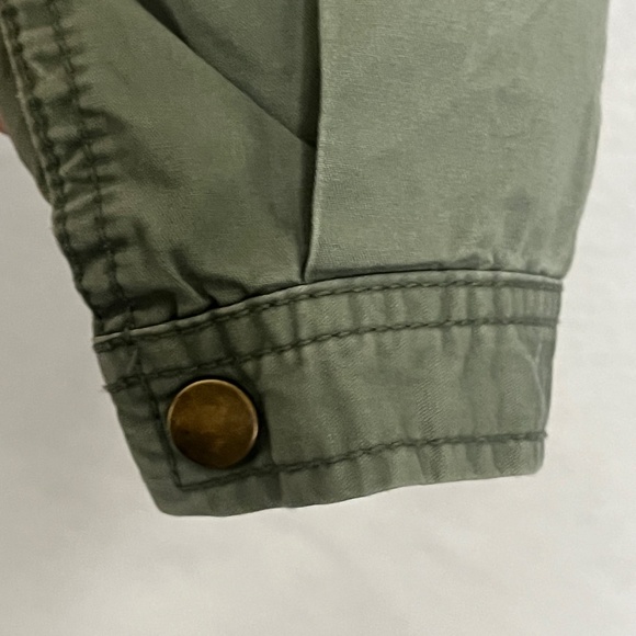 Life in Progress Olive Green Military Utility Jacket – Size M - Picture 16 of 16